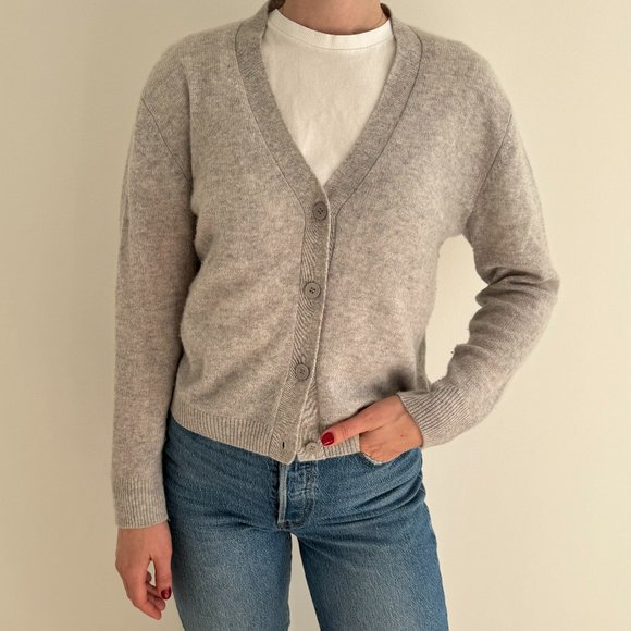 FROM FUTURE 100% CASHMERE CARDIGAN- MEDIUM - Picture 1 of 7